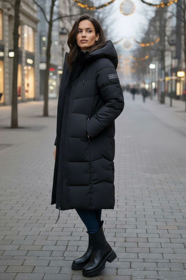 Lovely long winter jacket from NAVAHOO - Chokokyss in Black
